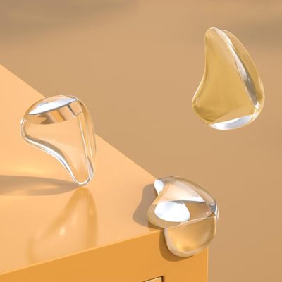Clear silicone corner protector