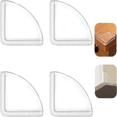 Clear Anti-Collision Corner Bumper for Table Cabinet