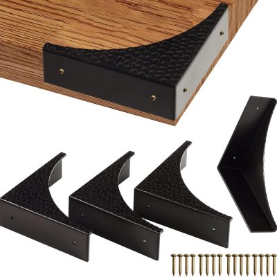 Decorative Black Metal Box Corner Protector