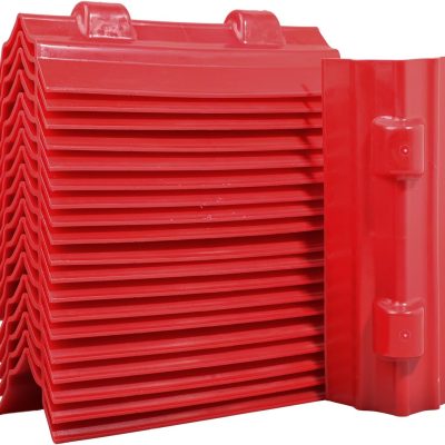 Red Flatbed Edge Protector for Cargo